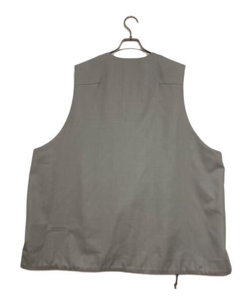Dulcamara（ドゥルカマラ）Dulcamara (ドゥルカマラ) よそいきラウンドカットベスト グレー サイズ:１の古着・服飾アイテム