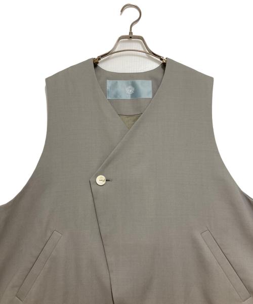 Dulcamara（ドゥルカマラ）Dulcamara (ドゥルカマラ) よそいきラウンドカットベスト グレー サイズ:１の古着・服飾アイテム
