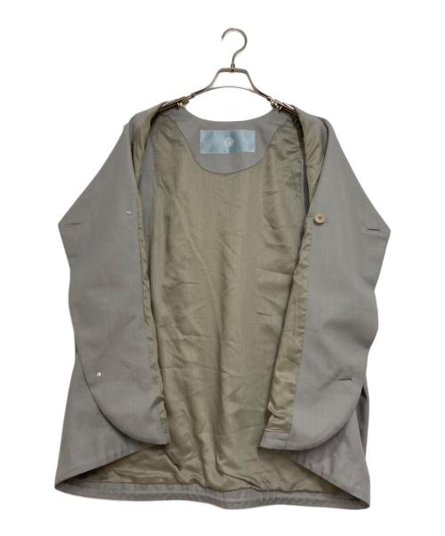 Dulcamara（ドゥルカマラ）Dulcamara (ドゥルカマラ) よそいきラウンドカットベスト グレー サイズ:１の古着・服飾アイテム