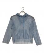 MAISON SPECIALメゾンスペシャル）の古着「メッシュパーカー」｜ブルー