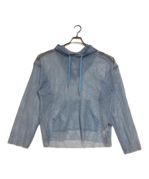 MAISON SPECIAL（メゾンスペシャル）MAISON SPECIAL (メゾンスペシャル) メッシュパーカー ブルー サイズ:Freeの古着・服飾アイテム