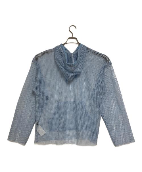 MAISON SPECIAL（メゾンスペシャル）MAISON SPECIAL (メゾンスペシャル) メッシュパーカー ブルー サイズ:Freeの古着・服飾アイテム