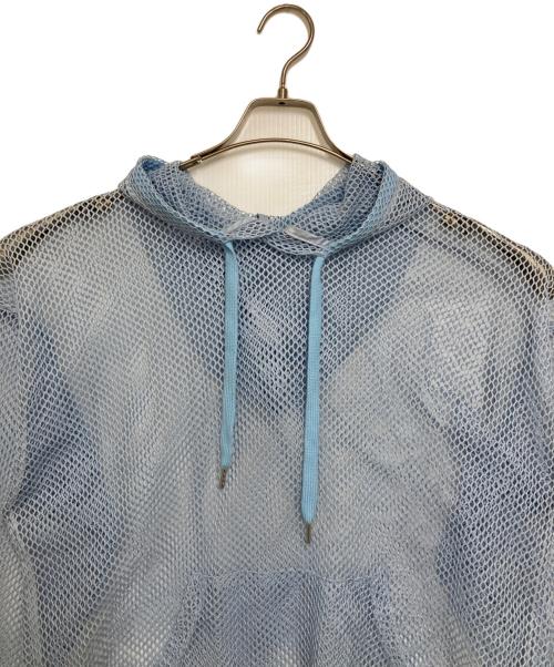 MAISON SPECIAL（メゾンスペシャル）MAISON SPECIAL (メゾンスペシャル) メッシュパーカー ブルー サイズ:Freeの古着・服飾アイテム