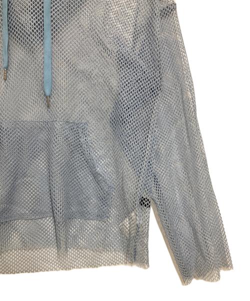 MAISON SPECIAL（メゾンスペシャル）MAISON SPECIAL (メゾンスペシャル) メッシュパーカー ブルー サイズ:Freeの古着・服飾アイテム