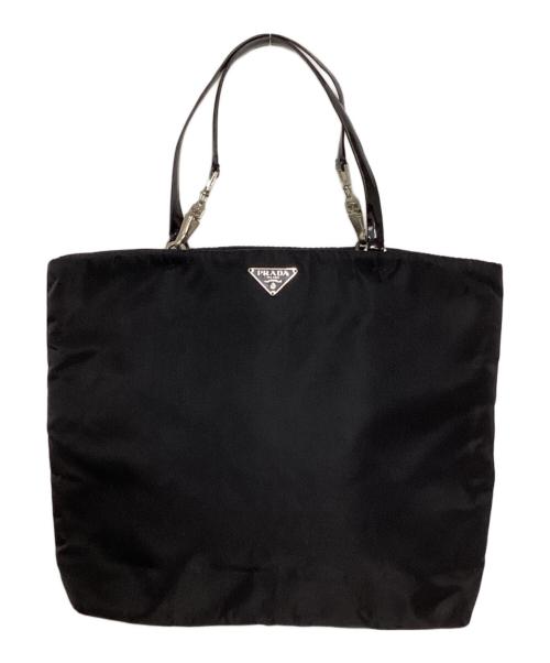 PRADA（プラダ）PRADA (プラダ) ナイロンミニトートバッグ ブラックの古着・服飾アイテム