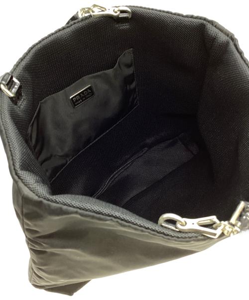 PRADA（プラダ）PRADA (プラダ) ナイロンミニトートバッグ ブラックの古着・服飾アイテム