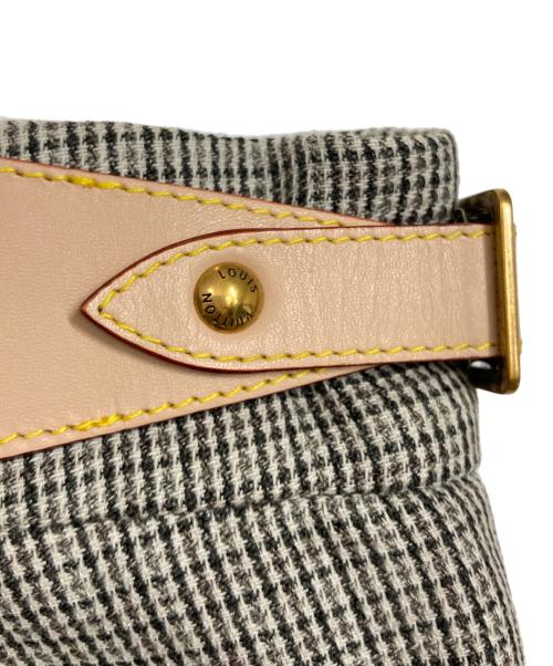 LOUIS VUITTON（ルイ ヴィトン）LOUIS VUITTON (ルイ ヴィトン) 千鳥格子柄テーパードパンツ グレー サイズ:38の古着・服飾アイテム