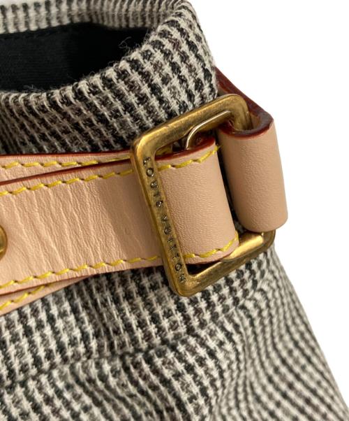 LOUIS VUITTON（ルイ ヴィトン）LOUIS VUITTON (ルイ ヴィトン) 千鳥格子柄テーパードパンツ グレー サイズ:38の古着・服飾アイテム