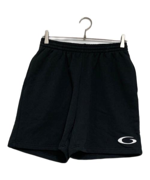 BALENCIAGA（バレンシアガ）BALENCIAGA (バレンシアガ) ロゴ刺繍スウェットハーフパンツ ダークグレー サイズ:XXSの古着・服飾アイテム