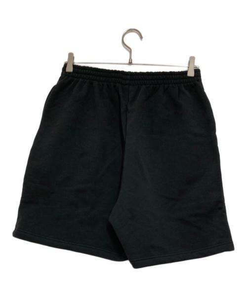 BALENCIAGA（バレンシアガ）BALENCIAGA (バレンシアガ) ロゴ刺繍スウェットハーフパンツ ダークグレー サイズ:XXSの古着・服飾アイテム