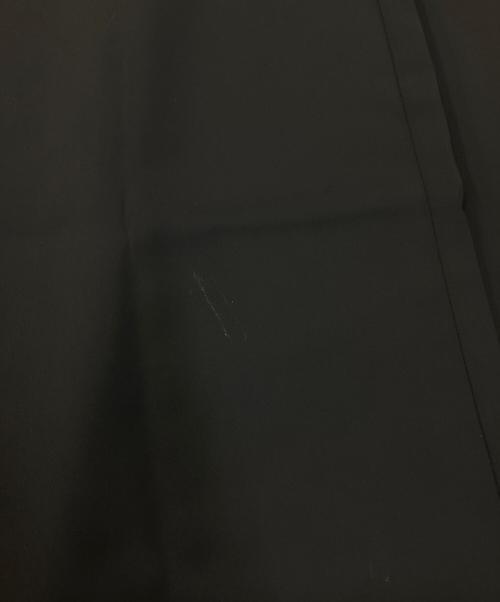 adidas（アディダス）adidas (アディダス) サテン ワイドレッグ トラックパンツ ブラック サイズ:Lの古着・服飾アイテム