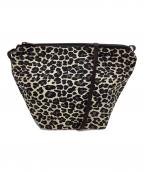 Herve Chapelierエルベシャプリエ）の古着「レオパードショルダーバッグ」｜ブラウン