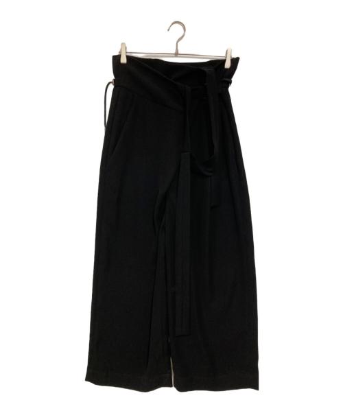 ENFOLD（エンフォルド）ENFOLD (エンフォルド) ONE-SHOULDER SARROUEL TROUSERS ブラック サイズ:36の古着・服飾アイテム