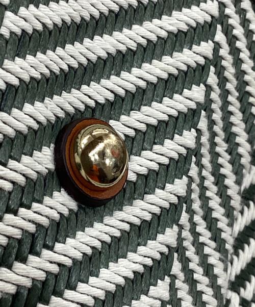 mica della valle（ミカ デラ ヴァッレ）mica della valle (ミカ デラ ヴァッレ) マルチウェイショルダーバッグ アイボリー×グリーンの古着・服飾アイテム