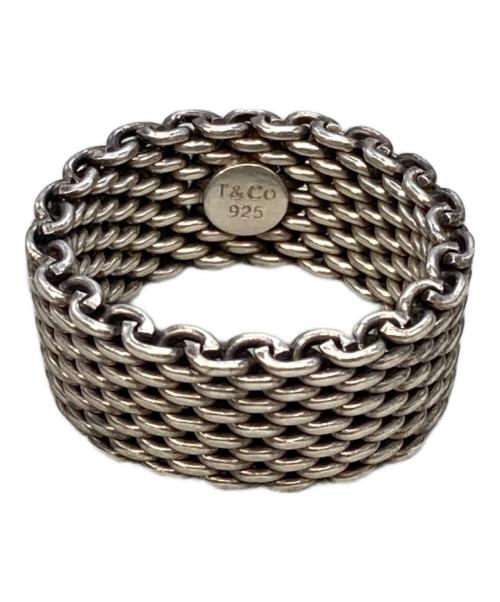 TIFFANY & Co.（ティファニー）TIFFANY & Co. (ティファニー) サマセット メッシュ リング シルバー サイズ:15号の古着・服飾アイテム