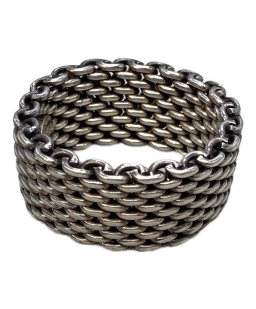 TIFFANY & Co.（ティファニー）TIFFANY & Co. (ティファニー) サマセット メッシュ リング シルバー サイズ:15号の古着・服飾アイテム