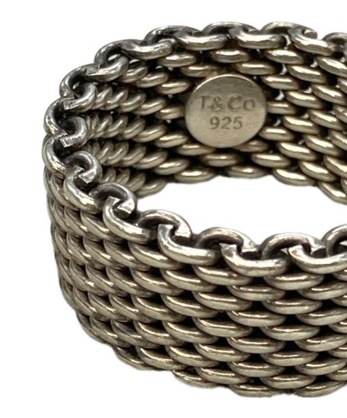 TIFFANY & Co.（ティファニー）TIFFANY & Co. (ティファニー) サマセット メッシュ リング シルバー サイズ:15号の古着・服飾アイテム
