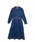 SHIPS any（シップスエニィ）の古着「シャーリング デニム ポケット ワンピース」｜ブルー