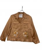 DAIRIKUダイリク）の古着「Dragon Embroidery Souvenir Jacket」｜サーモンピンク