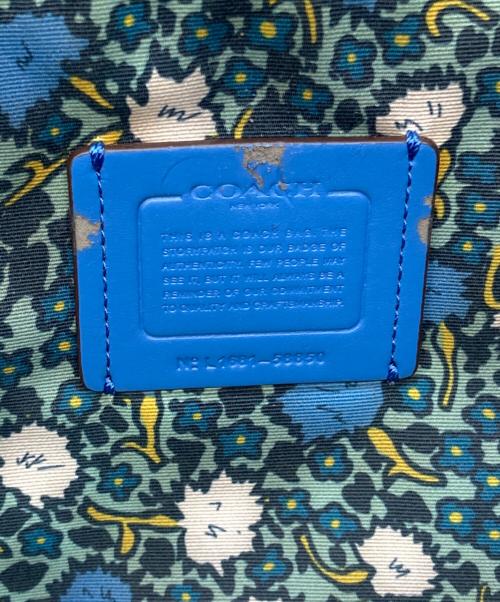 COACH（コーチ）COACH (コーチ) トートバッグ ブルーの古着・服飾アイテム