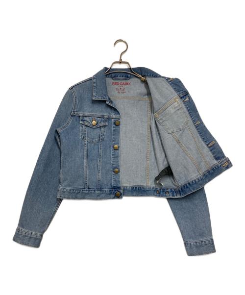 RED CARD（レッドカード）RED CARD (レッドカード) To b. by agnes b. (トゥービー バイ アニエスベー) クロップドデニムジャケット インディゴ サイズ:40の古着・服飾アイテム