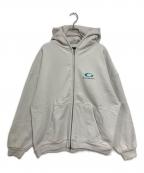 BALENCIAGAバレンシアガ）の古着「LOOP LOGO ZIP HOODIE」｜ホワイト