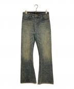 BALENCIAGAバレンシアガ）の古着「ウォッシュド加工ブーツカットデニムパンツ」｜インディゴ