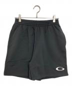 BALENCIAGAバレンシアガ）の古着「ロゴ刺繍 スウェット ハーフパンツ」｜ダークグレー