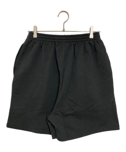 BALENCIAGA（バレンシアガ）BALENCIAGA (バレンシアガ) ロゴ刺繍 スウェット ハーフパンツ ダークグレー サイズ:XSの古着・服飾アイテム