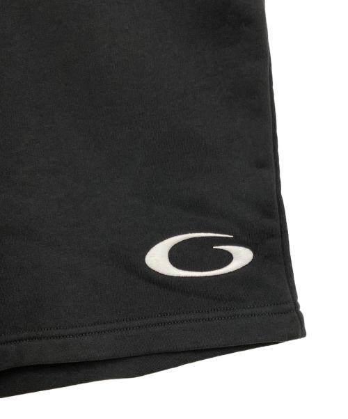 BALENCIAGA（バレンシアガ）BALENCIAGA (バレンシアガ) ロゴ刺繍 スウェット ハーフパンツ ダークグレー サイズ:XSの古着・服飾アイテム