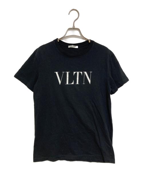 VALENTINO（ヴァレンティノ）VALENTINO (ヴァレンティノ) ロゴプリントTシャツ ブラック サイズ:XSの古着・服飾アイテム