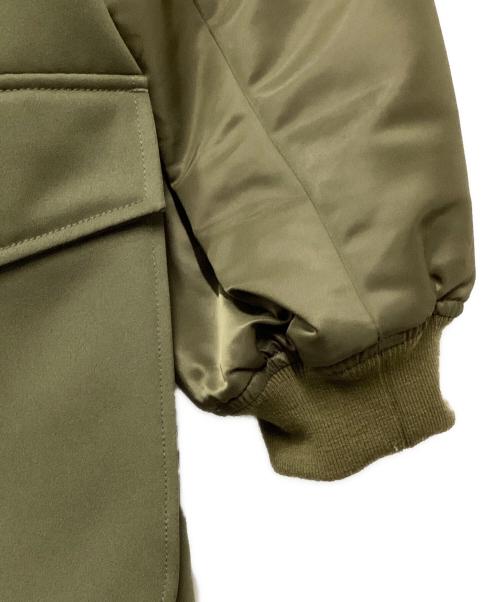 MAISON SPECIAL（メゾンスペシャル）MAISON SPECIAL (メゾンスペシャル) MA-1 Docking Prime-Over Chesterfield Puffer Coat カーキ サイズ:2の古着・服飾アイテム