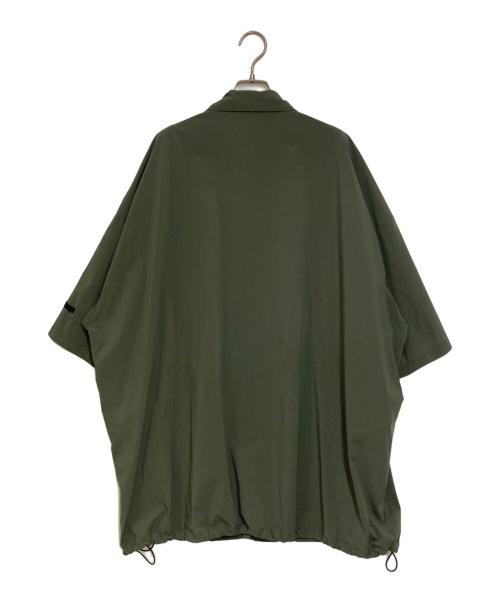 N.HOOLYWOOD（エヌ ハリウッド）N.HOOLYWOOD (エヌ ハリウッド) HALF SLEEVE BIG SHIRT カーキ サイズ:38の古着・服飾アイテム