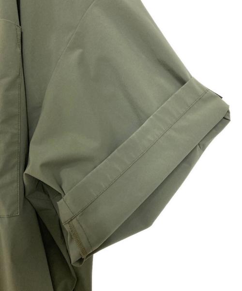 N.HOOLYWOOD（エヌ ハリウッド）N.HOOLYWOOD (エヌ ハリウッド) HALF SLEEVE BIG SHIRT カーキ サイズ:38の古着・服飾アイテム