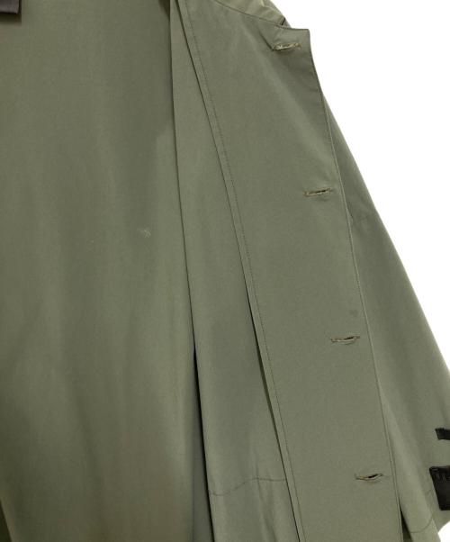 N.HOOLYWOOD（エヌ ハリウッド）N.HOOLYWOOD (エヌ ハリウッド) HALF SLEEVE BIG SHIRT カーキ サイズ:38の古着・服飾アイテム