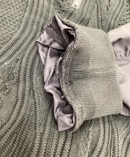 MAISON SPECIAL（メゾンスペシャル）MAISON SPECIAL (メゾンスペシャル) 切替ハーフジップニット ブラック サイズ:2の古着・服飾アイテム