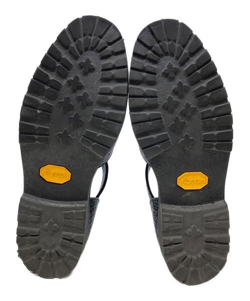 TOMO & CO（トモアンドシーオー）TOMO & CO (トモアンドシーオー) EMBOSSED CZECH GURKHA SANDAL ブラック サイズ:27の古着・服飾アイテム