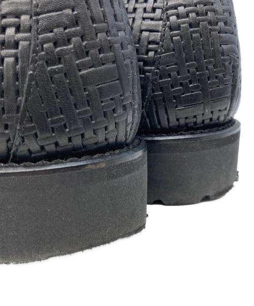 TOMO & CO（トモアンドシーオー）TOMO & CO (トモアンドシーオー) EMBOSSED CZECH GURKHA SANDAL ブラック サイズ:27の古着・服飾アイテム