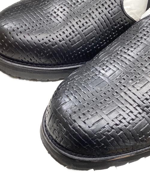 TOMO & CO（トモアンドシーオー）TOMO & CO (トモアンドシーオー) EMBOSSED CZECH GURKHA SANDAL ブラック サイズ:27の古着・服飾アイテム