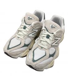 NEW BALANCE（ニューバランス）の古着「9060 ローカットスニーカー」｜アイボリー×グリーン