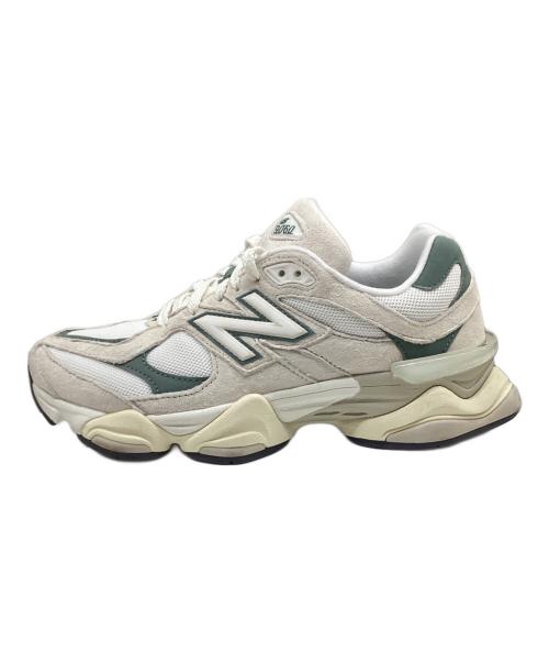 NEW BALANCE（ニューバランス）NEW BALANCE (ニューバランス) 9060 ローカットスニーカー アイボリー×グリーン サイズ:25.5の古着・服飾アイテム