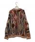 Coogi (クージー) 3Dニット ブラウン×マルチカラー サイズ:L：14000円