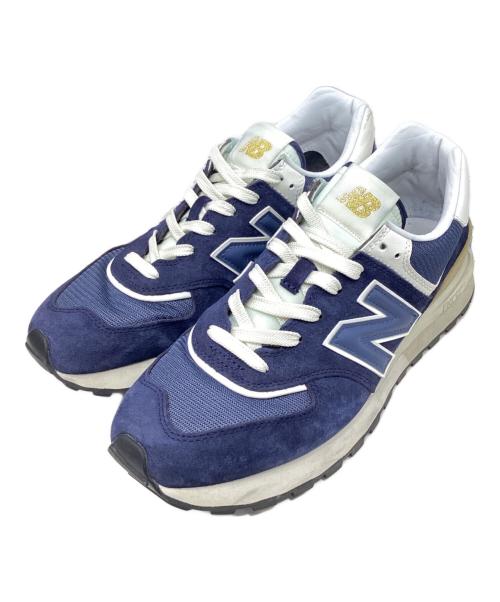 NEW BALANCE（ニューバランス）NEW BALANCE (ニューバランス) 574 ローカットスニーカー ネイビー サイズ:US9.5の古着・服飾アイテム