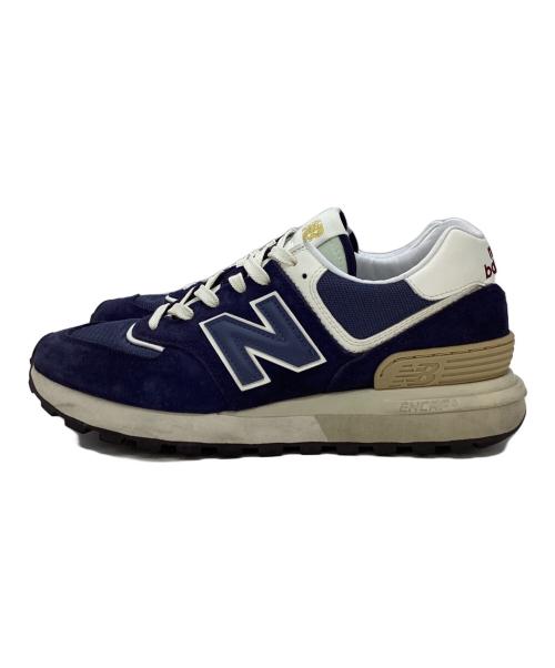 NEW BALANCE（ニューバランス）NEW BALANCE (ニューバランス) 574 ローカットスニーカー ネイビー サイズ:US9.5の古着・服飾アイテム