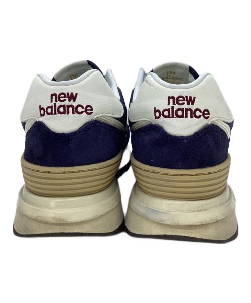 NEW BALANCE（ニューバランス）NEW BALANCE (ニューバランス) 574 ローカットスニーカー ネイビー サイズ:US9.5の古着・服飾アイテム