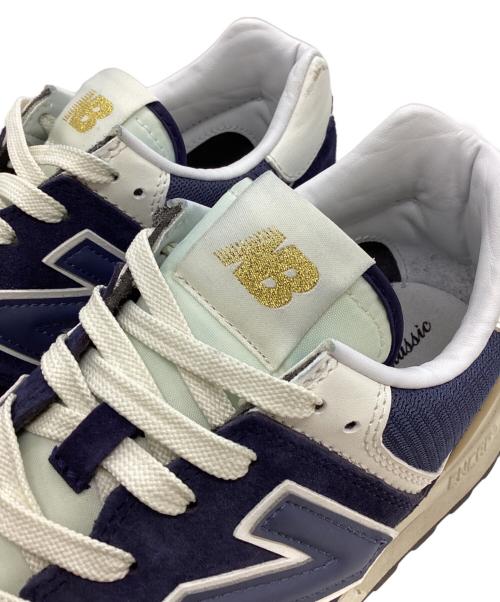 NEW BALANCE（ニューバランス）NEW BALANCE (ニューバランス) 574 ローカットスニーカー ネイビー サイズ:US9.5の古着・服飾アイテム