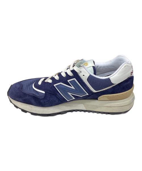 NEW BALANCE（ニューバランス）NEW BALANCE (ニューバランス) 574 ローカットスニーカー ネイビー サイズ:US9.5の古着・服飾アイテム