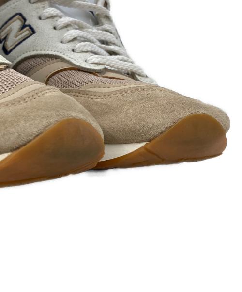 NEW BALANCE（ニューバランス）NEW BALANCE (ニューバランス) ローカットスニーカー ベージュ×ブラウン サイズ:SIZE 41 1/2の古着・服飾アイテム