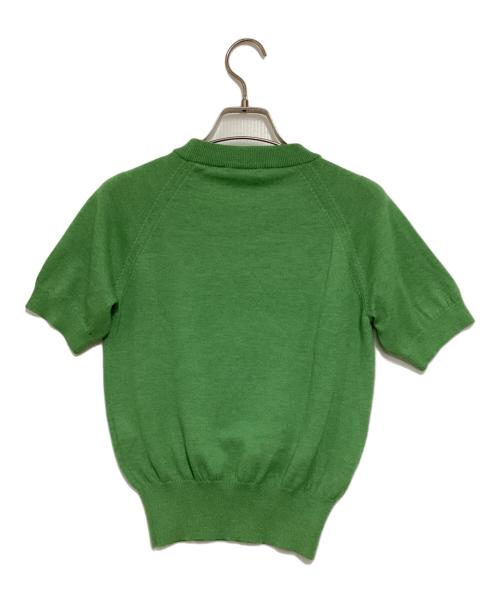 AURALEE（オーラリー）AURALEE (オーラリー) S/S カシミヤニット グリーンの古着・服飾アイテム