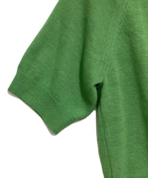 AURALEE（オーラリー）AURALEE (オーラリー) S/S カシミヤニット グリーンの古着・服飾アイテム